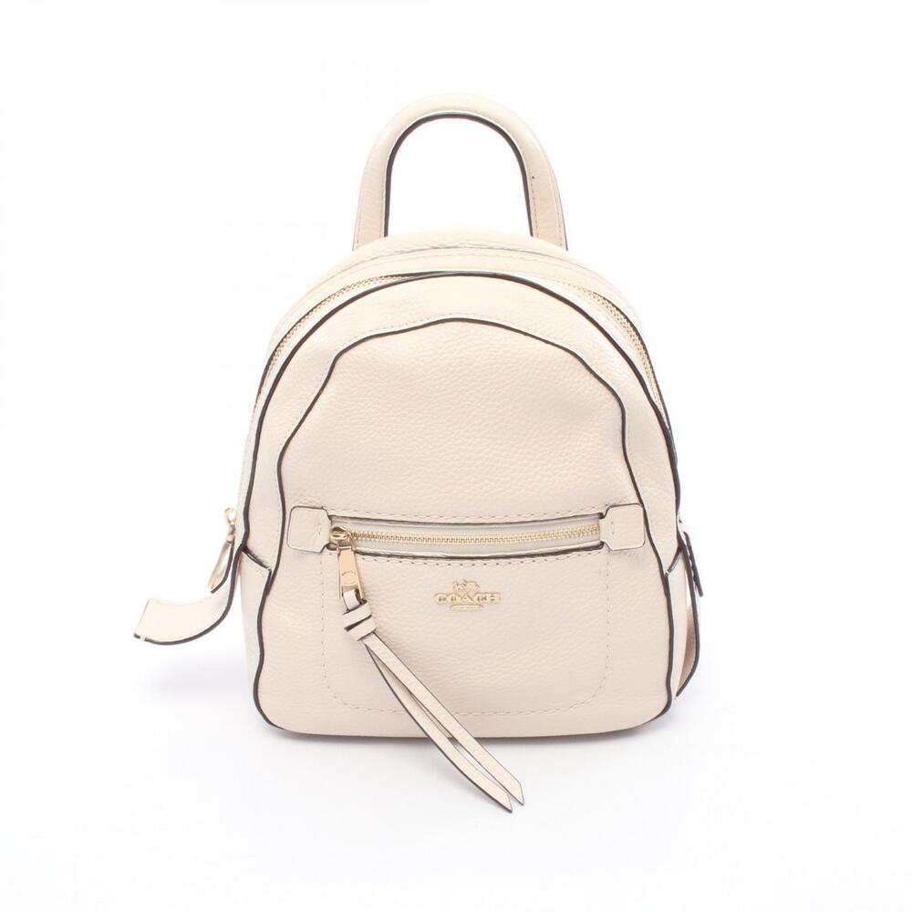 Coach Andy Rucksack Leather Backpack White